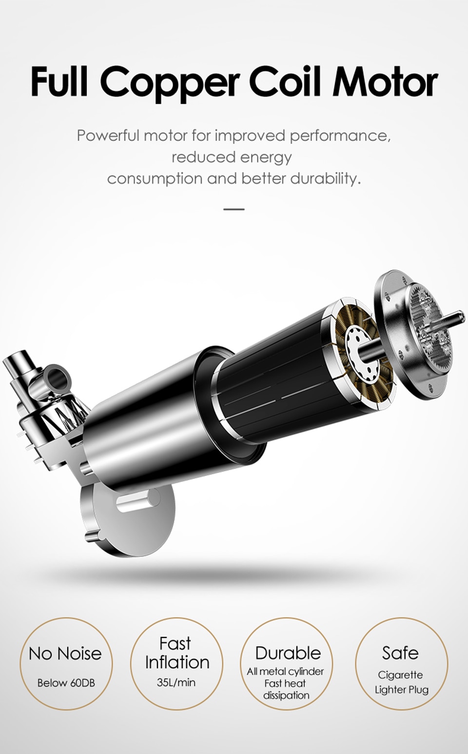 Licheers Car Air Compressor Intelligent Auto Tire Fast Inflatable Pump Mini Portable Electric Car Tyre Inflator Compresor Licheers Car Air Compressor Intelligent Auto Tire Fast Inflatable Pump Mini Portable Electric Car Tyre Inflator Compresor