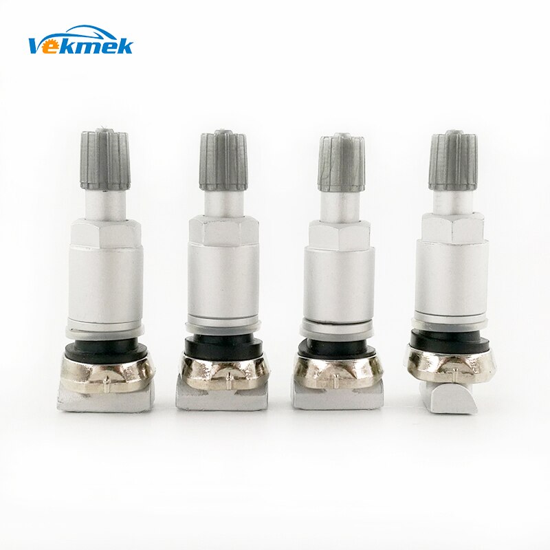 4pcs Aluminum TPMS Valves for Opel Tubeless Valve for Mercedes Tire Pressure Monitor System Sensor Valve Stem Repair Kit Acc.