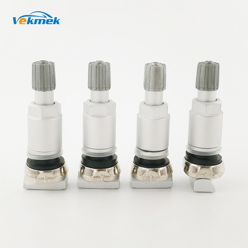 4pcs Aluminum TPMS Valves for Opel Tubeless Valve for Mercedes Tire Pressure Monitor System Sensor Valve Stem Repair Kit Acc.