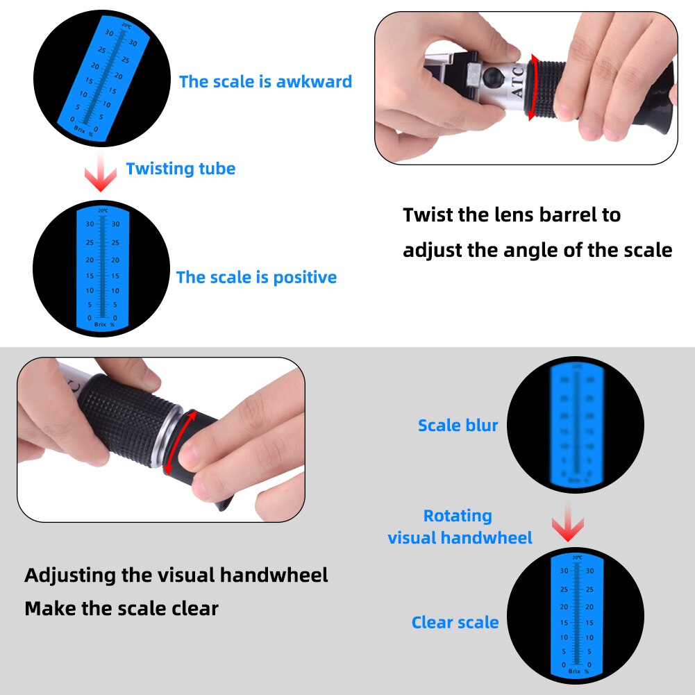 yieryi Hand Held Tester Tool 4 In 1 Engine Fluid Glycol Antifreeze Freezing Point Car Battery Refractometer Antifreeze Tester yieryi Hand Held Tester Tool 4 In 1 Engine Fluid Glycol Antifreeze Freezing Point Car Battery Refractometer Antifreeze Tester