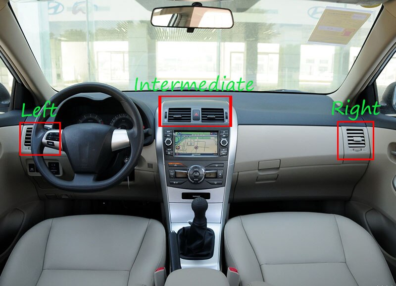 HengFei car accessories Air outlet for Toyota Corolla ALTIS Instrument panel outlet air conditioner outlet Workbench air outlet HengFei car accessories Air outlet for Toyota Corolla ALTIS Instrument panel outlet air conditioner outlet Workbench air outlet