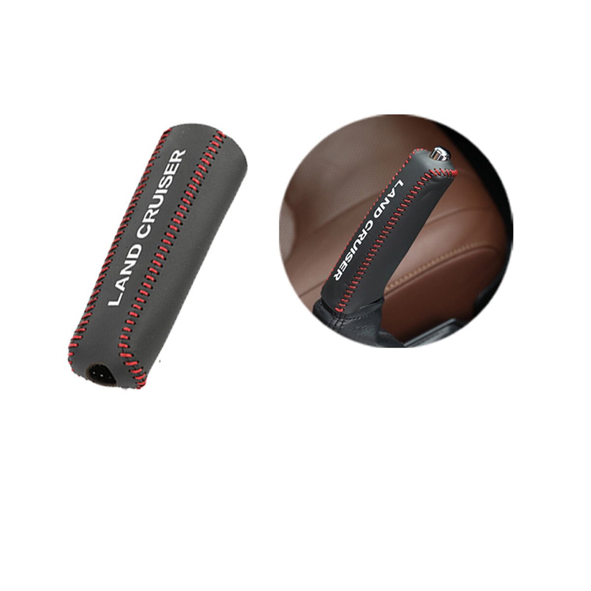 Leather Car Gear Hand Brake Cover for Toyota Land Cruiser 200 LC200 2008 2009 2010 2011 2012 2013 2014 2015 2016 2017 2018 2019