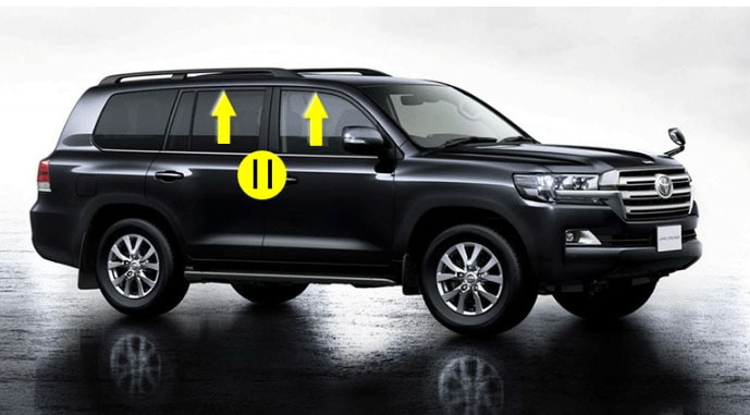 OBD Module Window Closer+ Mirror Auto Fold+ Speed lock For Toyota Land Cruiser 200 LC 200 FJ200 2008-2015 Accessories