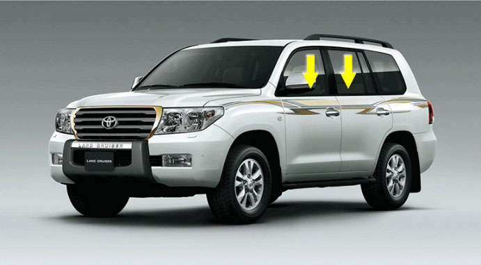 OBD Module Window Closer+ Mirror Auto Fold+ Speed lock For Toyota Land Cruiser 200 LC 200 FJ200 2008-2015 Accessories