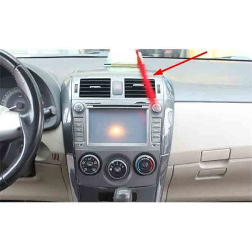 1pc ABS carbon fiber or wooden grain Central control air conditioning outlet decoration cover for 2007-2012 Toyota Corolla MK10 1pc ABS carbon fiber or wooden grain Central control air conditioning outlet decoration cover for 2007-2012 Toyota Corolla MK10