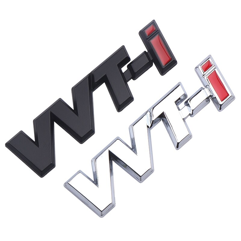 3D Metal VVTI VVT-I Emblem Badge Car Body Sticker For Car Styling Toyota Corolla 2008 Car Boot Fender Emblem Car Accessories
