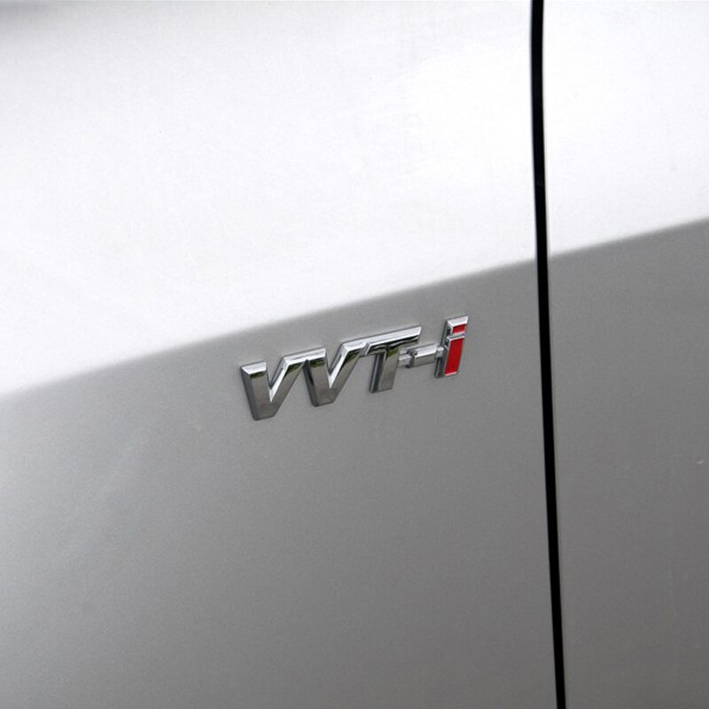 3D Metal VVTI VVT-I Emblem Badge Car Body Sticker For Car Styling Toyota Corolla 2008 Car Boot Fender Emblem Car Accessories