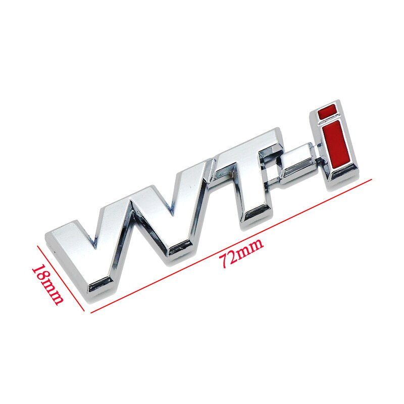 3D Metal VVTI VVT-I Emblem Badge Car Body Sticker For Car Styling Toyota Corolla 2008 Car Boot Fender Emblem Car Accessories