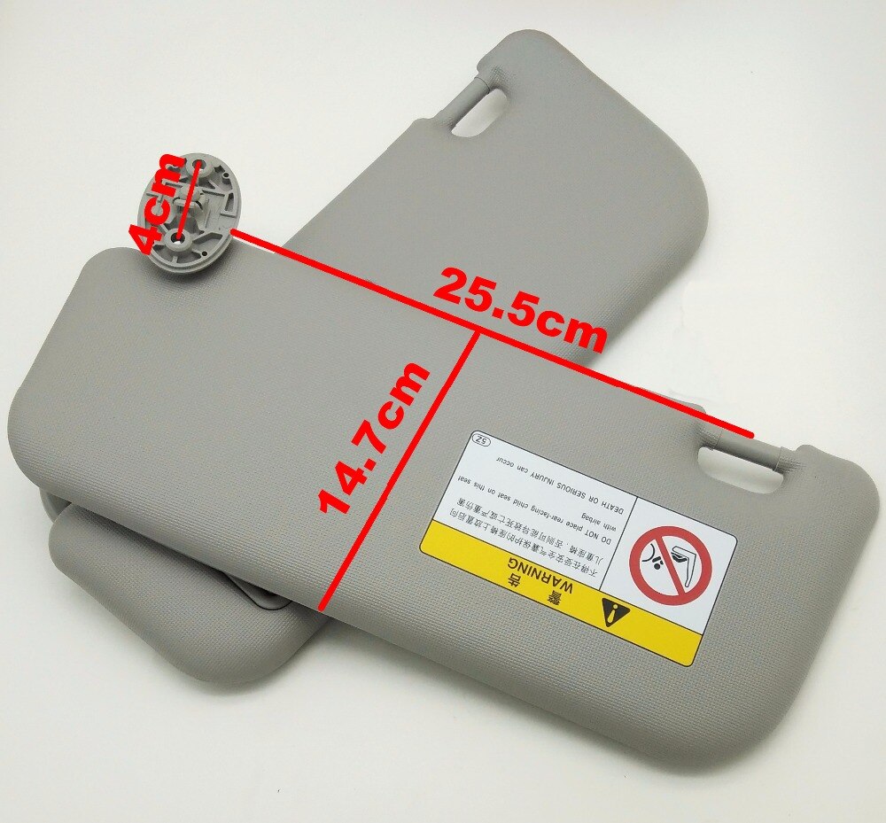 SKTOO Auto accessories sun visor for Toyota Corolla 2014-2017 with a make-up mirror sun visor 74320-02B21 74310-02K91