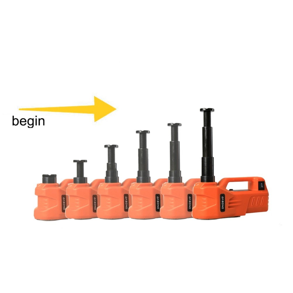 KUNFINE 12V 3Ton Car Electric Tire Lifting Car Jacks Hydraulic Air Infatable Car Floor Jack