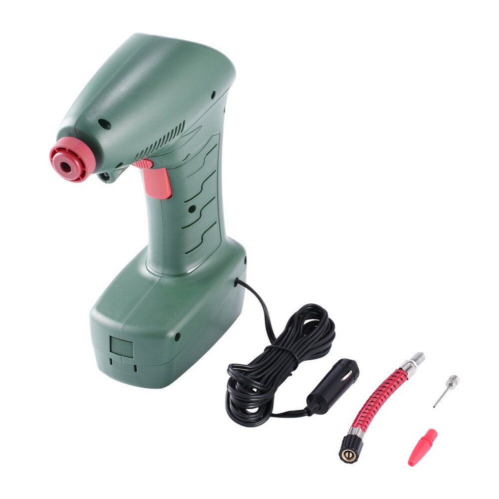 Handheld Portable Air Compressor Auto Tire Inflator Pump Car Tool for Outdoor Emergency Sport Ball Pool Toys Air Mattresses