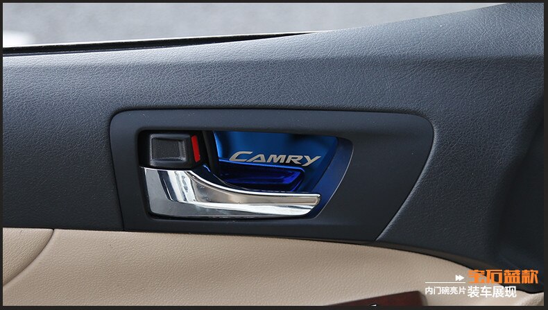 car interior door handle ornament for toyota camry 2012-2016 corolla 2014-2018 sticker stainless steel accessories car styling car interior door handle ornament for toyota camry 2012-2016 corolla 2014-2018 sticker stainless steel accessories car styling