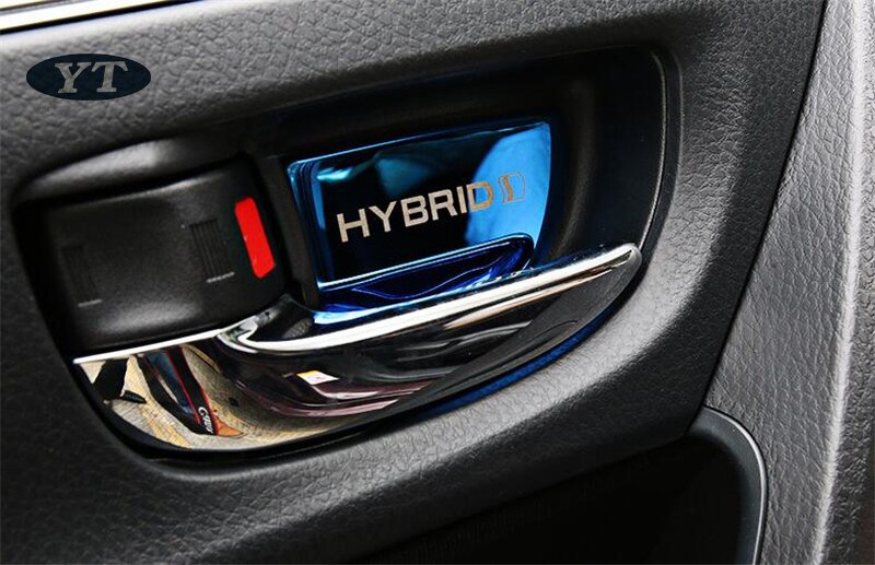 Auto Door Inner Bowl Sticker interior moulding for toyota Corolla auris 2014-2018 ,4pcs/lot, car accessories