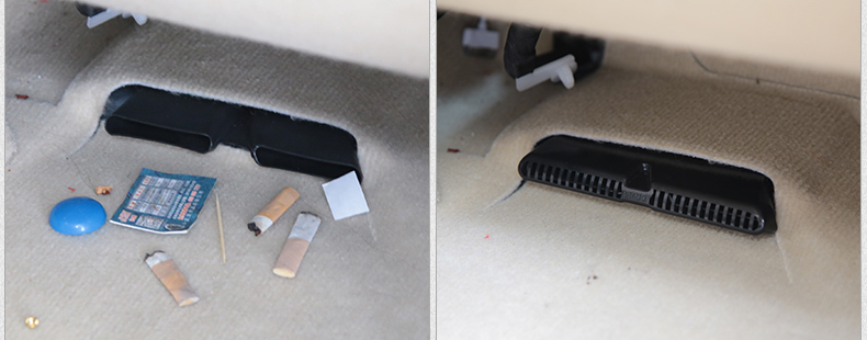 Luhuezu 2pcs Rear Air Conditioner Outlet Cover For Toyota Land Cruiser PRADO LC150 FJ150 Accessories 2010-2017 Luhuezu 2pcs Rear Air Conditioner Outlet Cover For Toyota Land Cruiser PRADO LC150 FJ150 Accessories 2010-2017