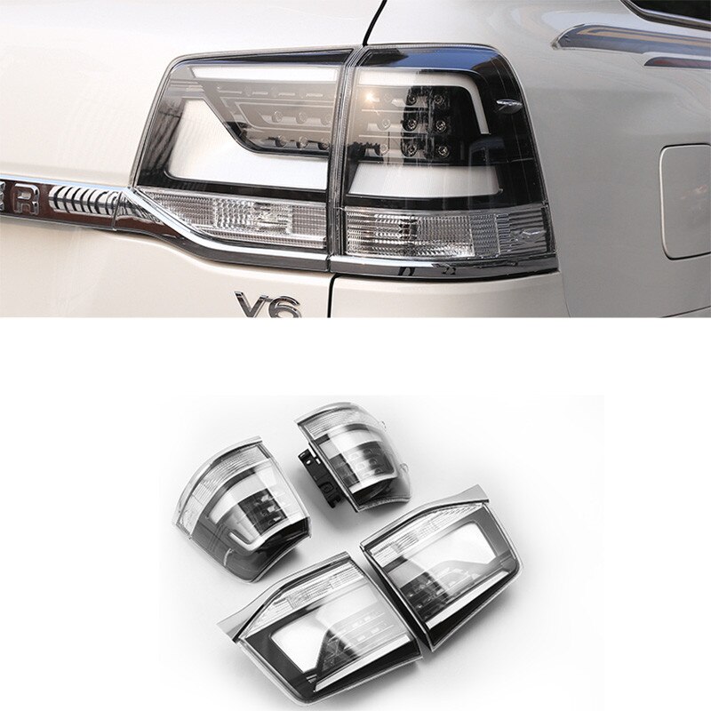 Black Warrior Accessories for Toyota Land Cruiser 200 LC200 2016 2017 2018 2019 Car Front and Rear Trim