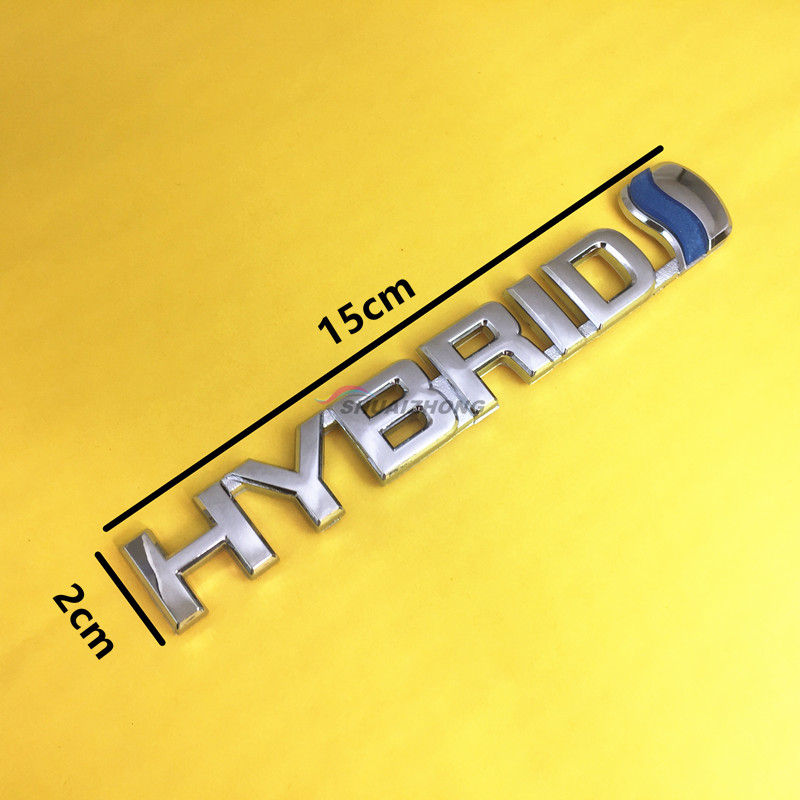 HYBRID Logo ABS Car Styling No Metal Stickers For Car Side Fender Emblem Stickers Car Rear Bumper Trunk Badge Decals Accessories HYBRID Logo ABS Car Styling No Metal Stickers For Car Side Fender Emblem Stickers Car Rear Bumper Trunk Badge Decals Accessories
