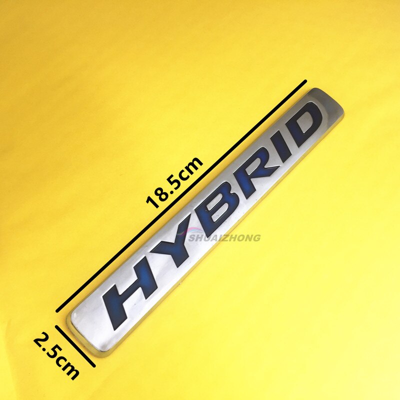 HYBRID Logo ABS Car Styling No Metal Stickers For Car Side Fender Emblem Stickers Car Rear Bumper Trunk Badge Decals Accessories HYBRID Logo ABS Car Styling No Metal Stickers For Car Side Fender Emblem Stickers Car Rear Bumper Trunk Badge Decals Accessories