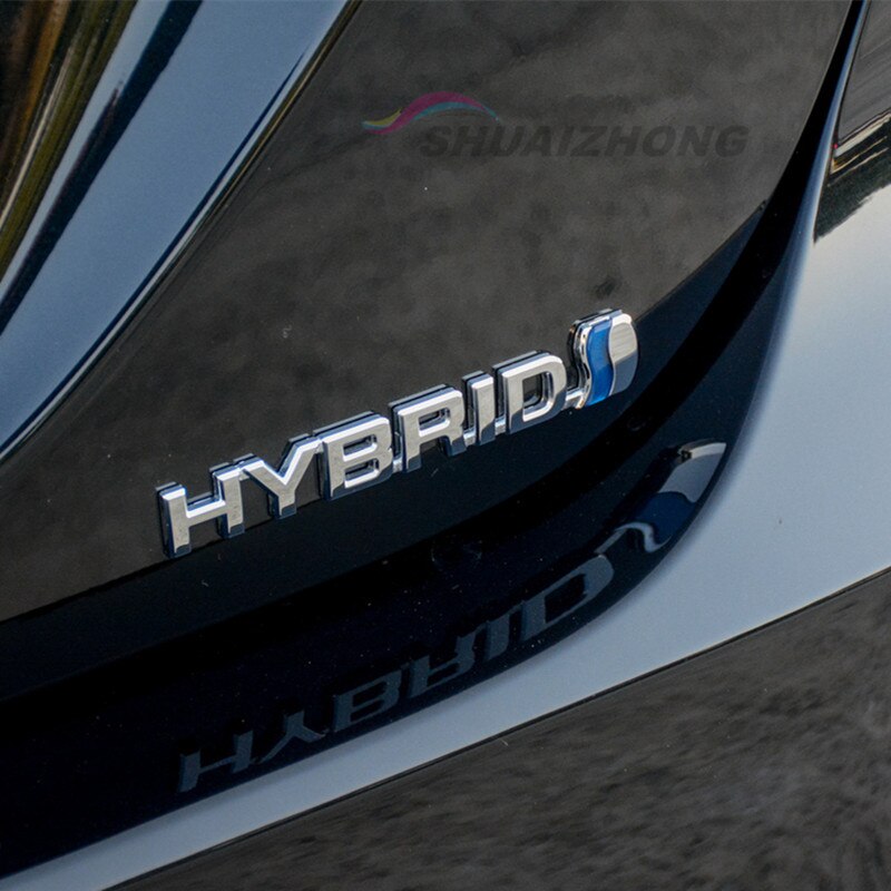 HYBRID Logo ABS Car Styling No Metal Stickers For Car Side Fender Emblem Stickers Car Rear Bumper Trunk Badge Decals Accessories HYBRID Logo ABS Car Styling No Metal Stickers For Car Side Fender Emblem Stickers Car Rear Bumper Trunk Badge Decals Accessories