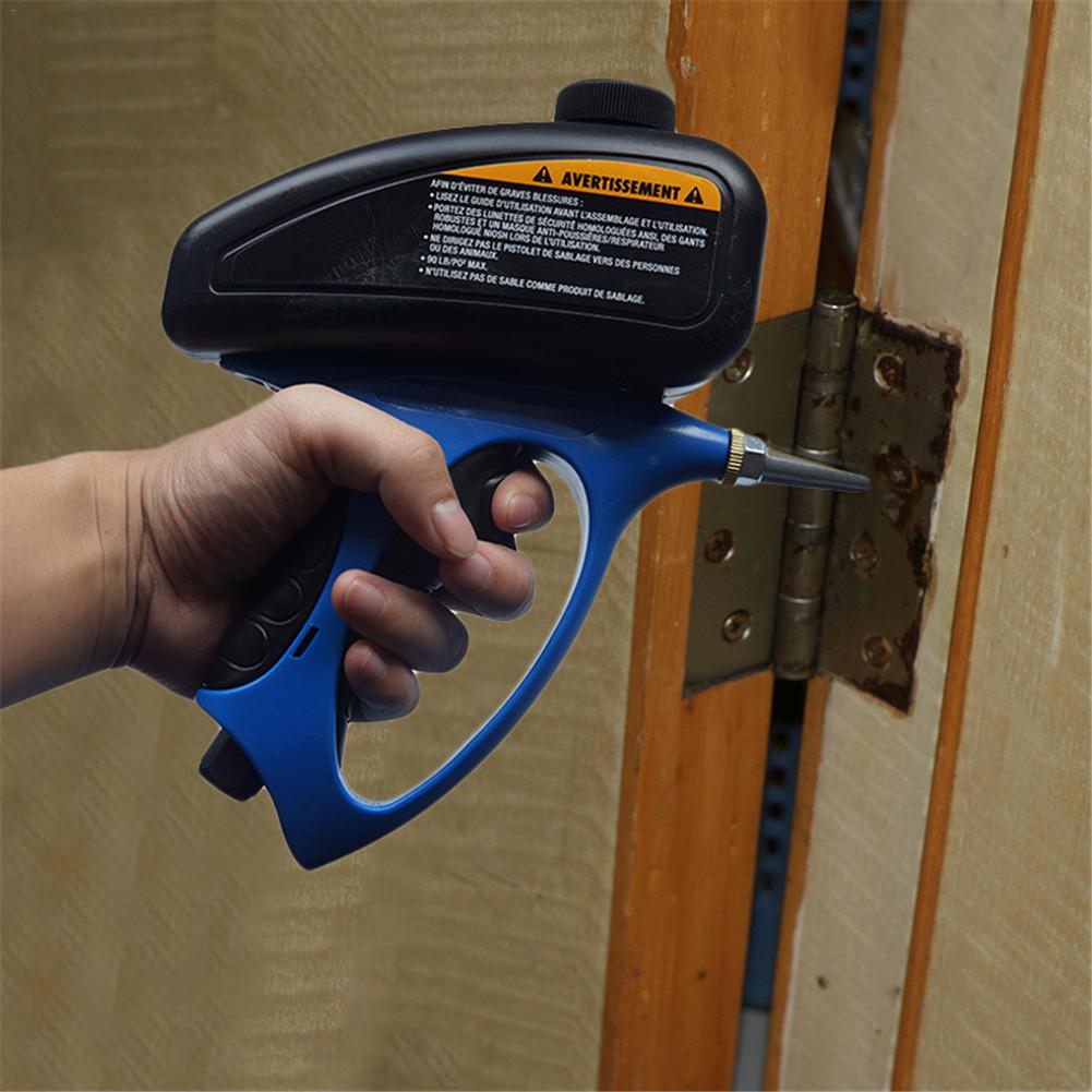 Anti-rust Sandblaster Handheld Pneumatic sand blasting machine Glass Tombstone Sprayer Sandblasting Machine with Small Nozzle