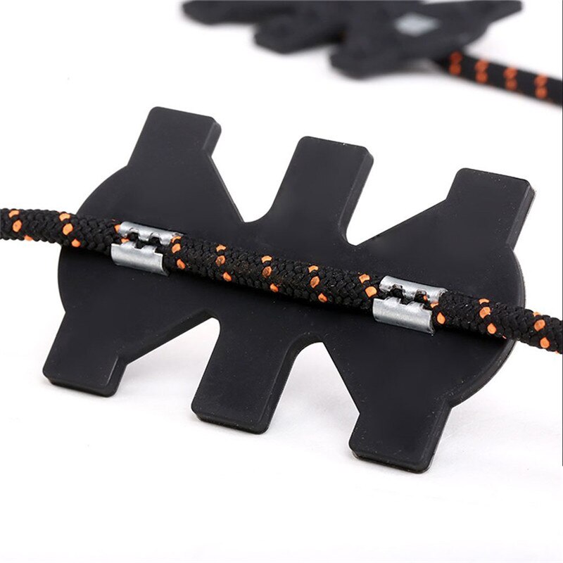 2PCS Winter Non-slip Universal Black Wearproof Wheel Tire Anti-skid Emergency Chain for Car Truck SUV MPV Auto Car Accessories