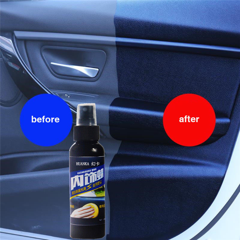 1PCS 50/120ml Multifunctional Waxing Car Interior Cleaning Tool Tire-wheel dedicated Refurbishing agent cleaner Car Accessories