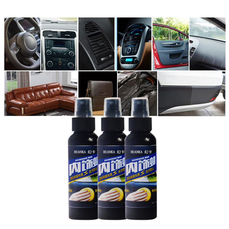 1PCS 50/120ml Multifunctional Waxing Car Interior Cleaning Tool Tire-wheel dedicated Refurbishing agent cleaner Car Accessories