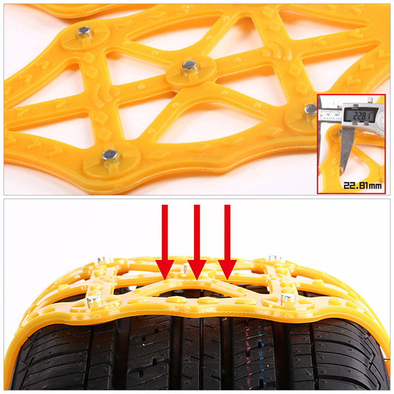 Auto Car tire snow chains Winter Non-slip Snow Emergency Thick Tire Chain Wearproof Wheel Tire Anti-skid Chain For Car Truck SUV