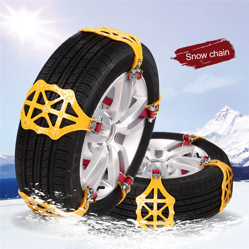 Auto Car tire snow chains Winter Non-slip Snow Emergency Thick Tire Chain Wearproof Wheel Tire Anti-skid Chain For Car Truck SUV