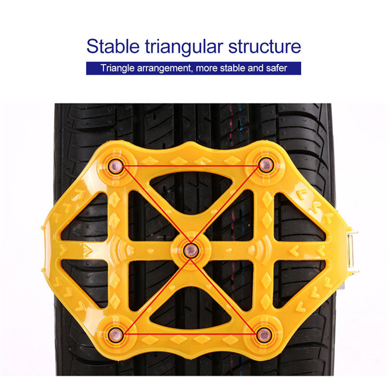 Auto Car tire snow chains Winter Non-slip Snow Emergency Thick Tire Chain Wearproof Wheel Tire Anti-skid Chain For Car Truck SUV