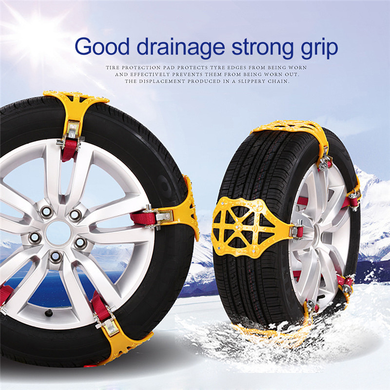 Auto Car tire snow chains Winter Non-slip Snow Emergency Thick Tire Chain Wearproof Wheel Tire Anti-skid Chain For Car Truck SUV