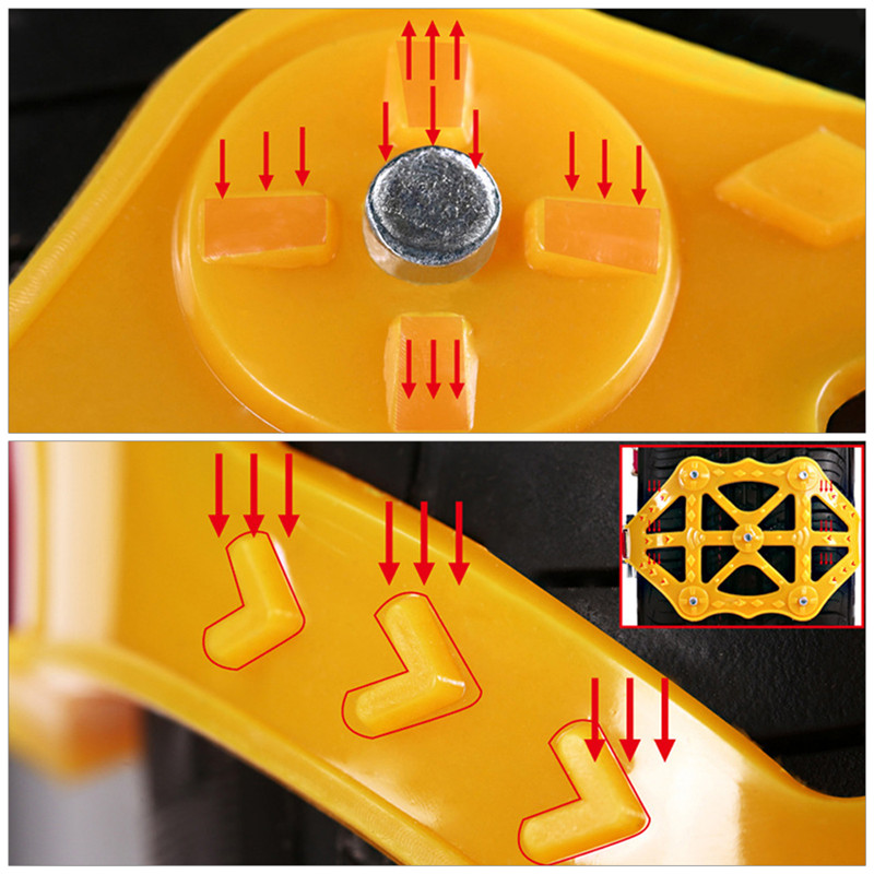 Auto Car tire snow chains Winter Non-slip Snow Emergency Thick Tire Chain Wearproof Wheel Tire Anti-skid Chain For Car Truck SUV