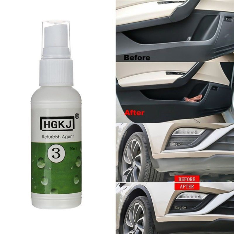 20ml retreading agent interior leather maintenance cleaner Refurbisher Agent Window Glass Auto Car Accessories Care Leather Shoe