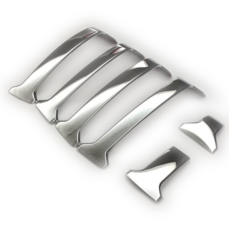 For Toyota Land Cruiser 150 Prado LC150 FJ150 2014 2015 2016 2017 Front Grille Trims Bumper Protector Chrome Car Styling For Toyota Land Cruiser 150 Prado LC150 FJ150 2014 2015 2016 2017 Front Grille Trims Bumper Protector Chrome Car Styling