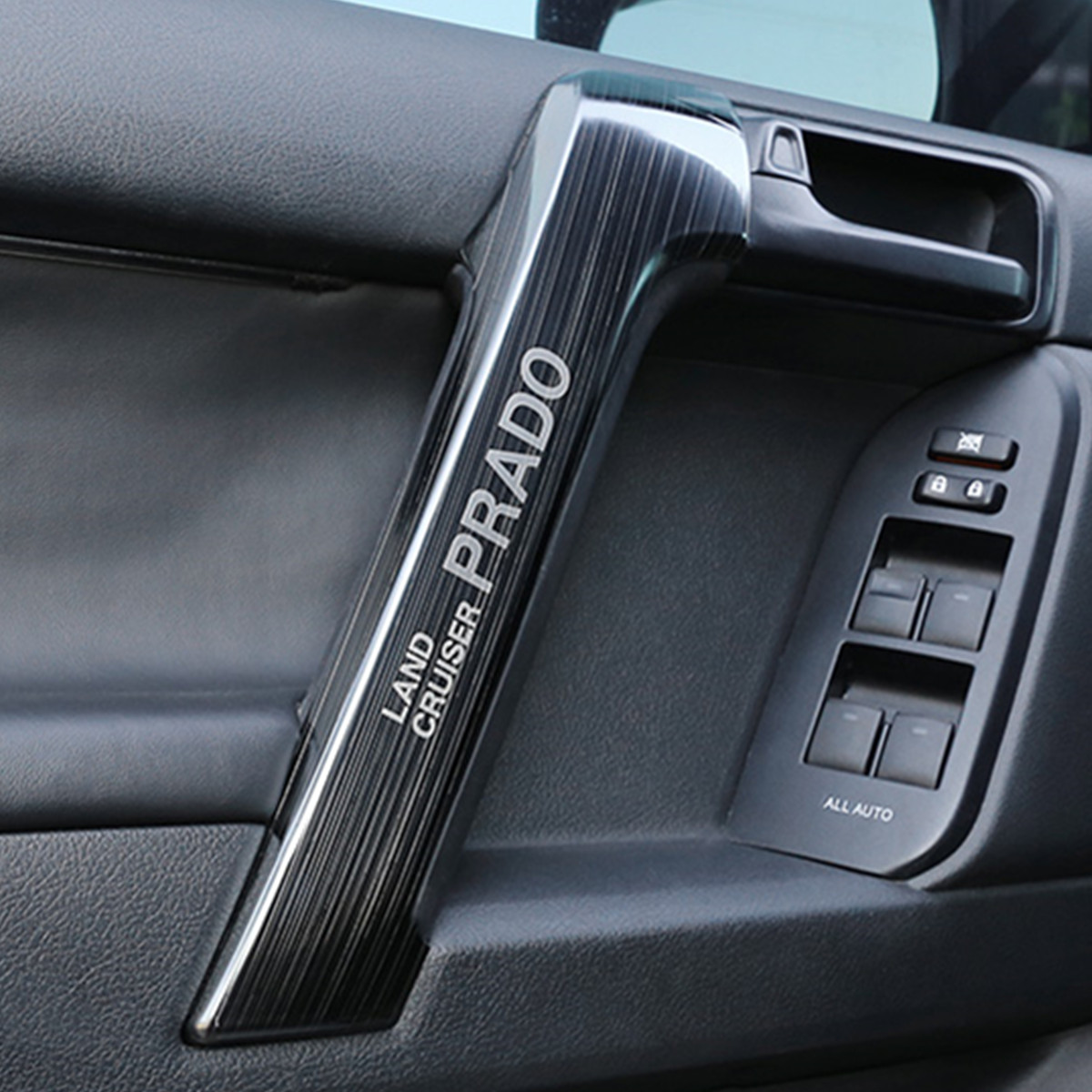 Stainless Steel Door Handle Trim Cover for Toyota Land Cruiser Prado