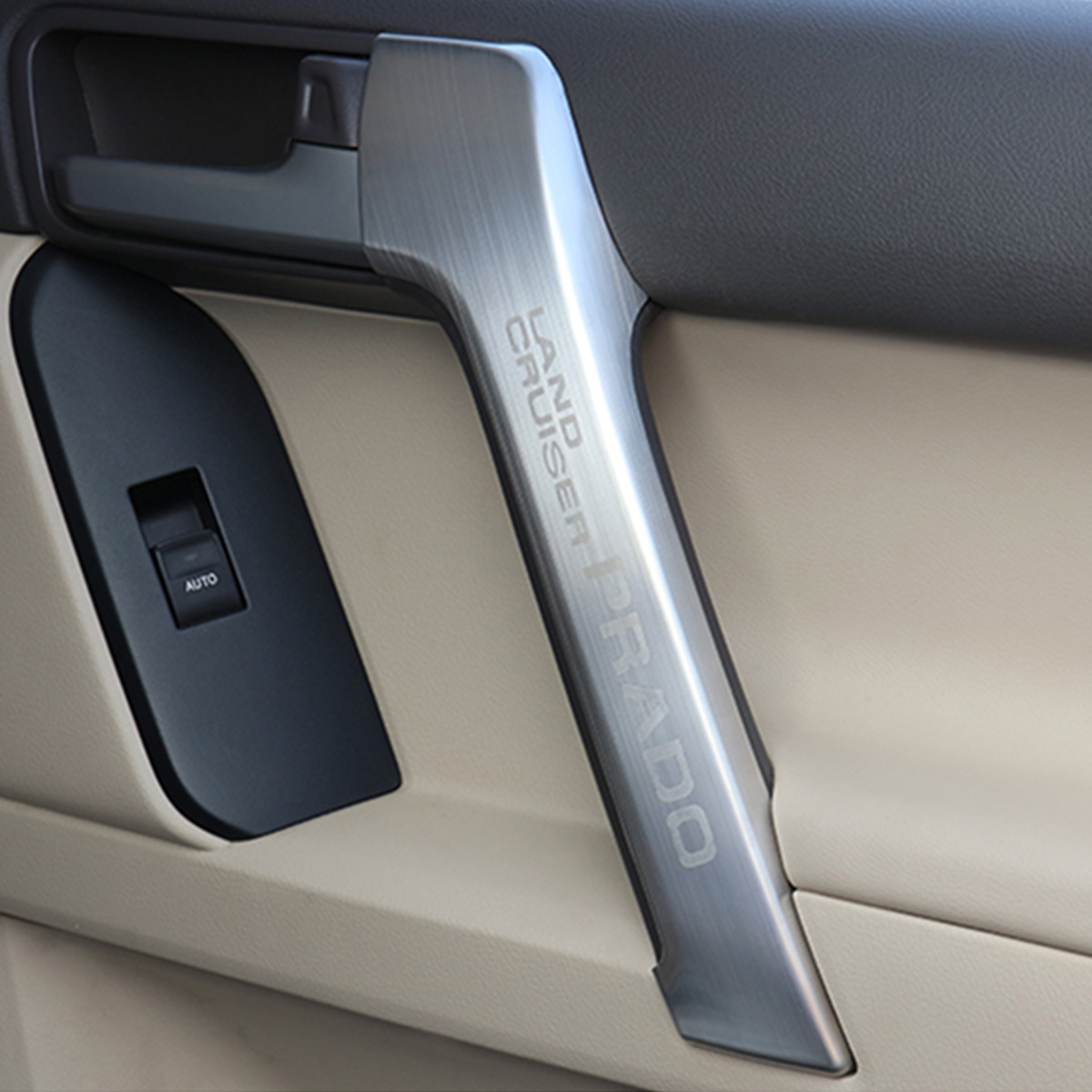 Stainless Steel Door Handle Trim Cover for Toyota Land Cruiser Prado