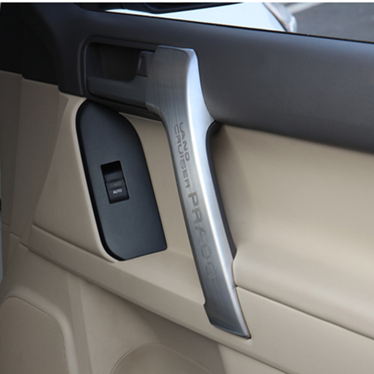 Stainless Steel Door Handle Trim Cover for Toyota Land Cruiser Prado