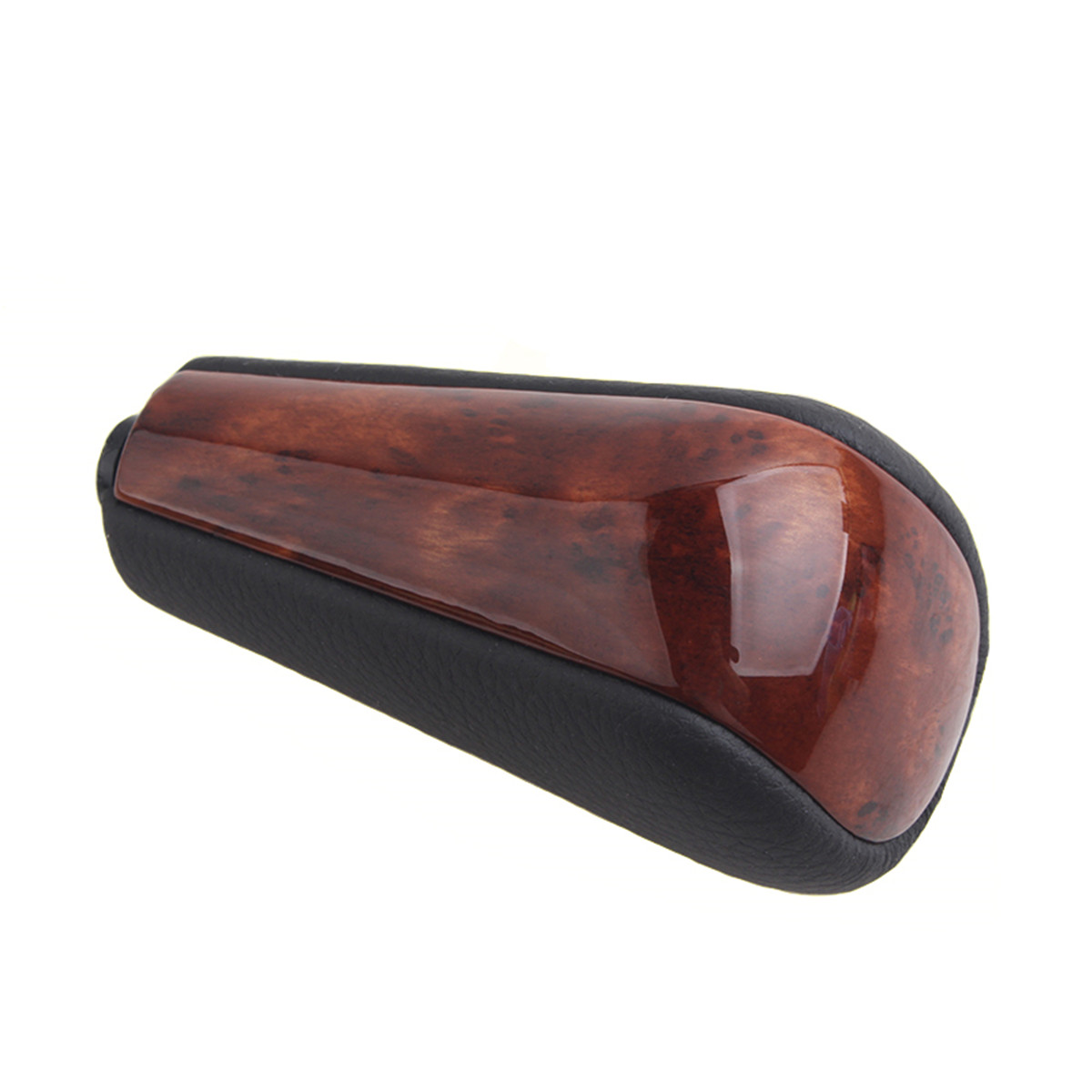 For Toyota Prado 120 2003 2004 2005 2006 2007 2008 2009 Replacement of Genuine Leather Peachwood and Black Gear Head Accessories