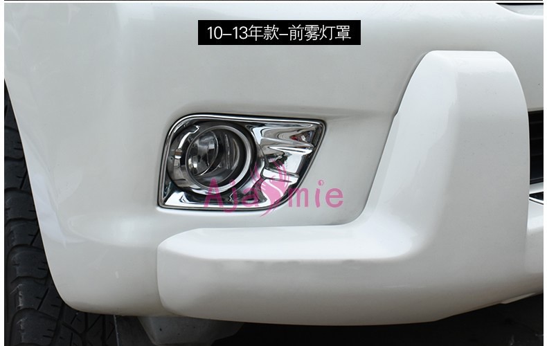 Accessories For Toyota Land Cruiser 150 Prado LC150 FJ150 2010-2013 Front Rear Fog Lamp Cover Light Trim Chrome Car-Styling Accessories For Toyota Land Cruiser 150 Prado LC150 FJ150 2010-2013 Front Rear Fog Lamp Cover Light Trim Chrome Car-Styling