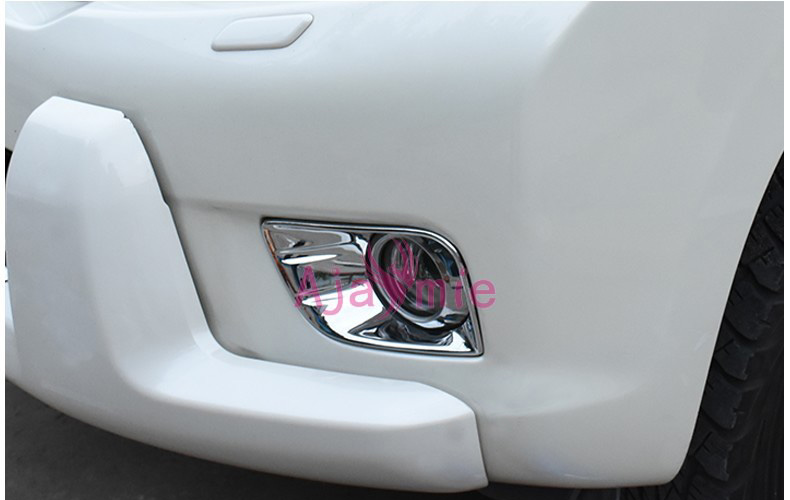 Accessories For Toyota Land Cruiser 150 Prado LC150 FJ150 2010-2013 Front Rear Fog Lamp Cover Light Trim Chrome Car-Styling Accessories For Toyota Land Cruiser 150 Prado LC150 FJ150 2010-2013 Front Rear Fog Lamp Cover Light Trim Chrome Car-Styling