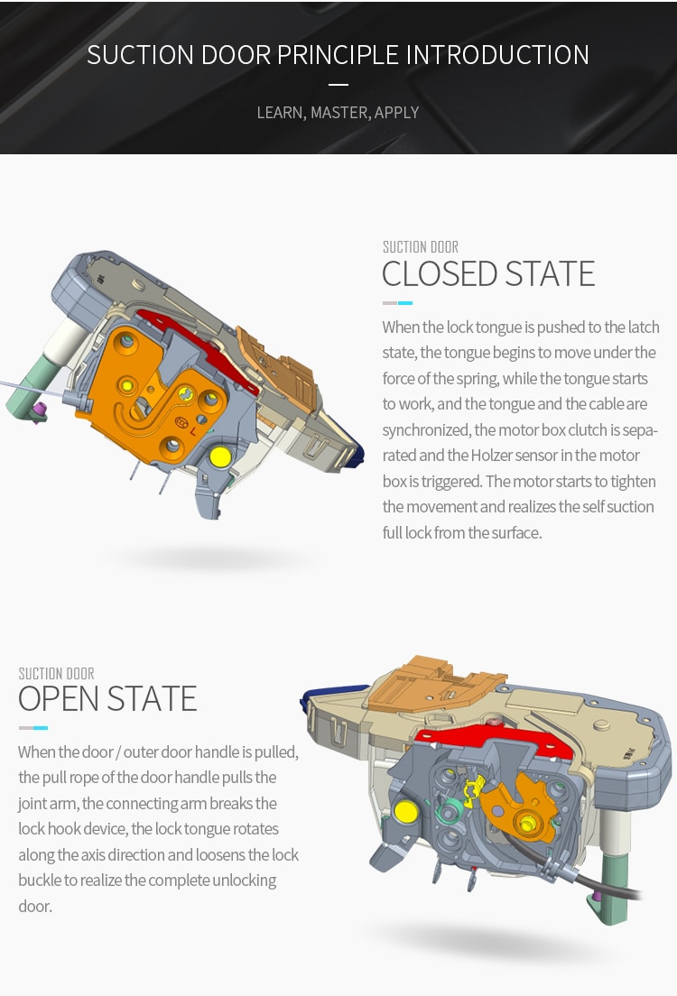 For Toyota land cruiser Electric suction door Automobile refitted automatic locks Car accessories Intelligence door For LC200