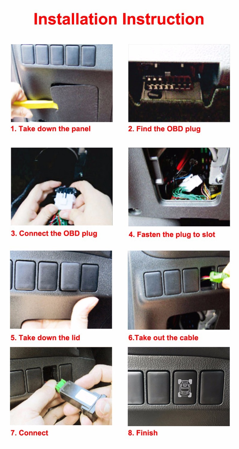 Car Tire Pressure Monitor OBD TPMS safely Alarm System No Sensor kit For Toyota Corolla 2014-2018 Alphard Prius 2014 2016 2017