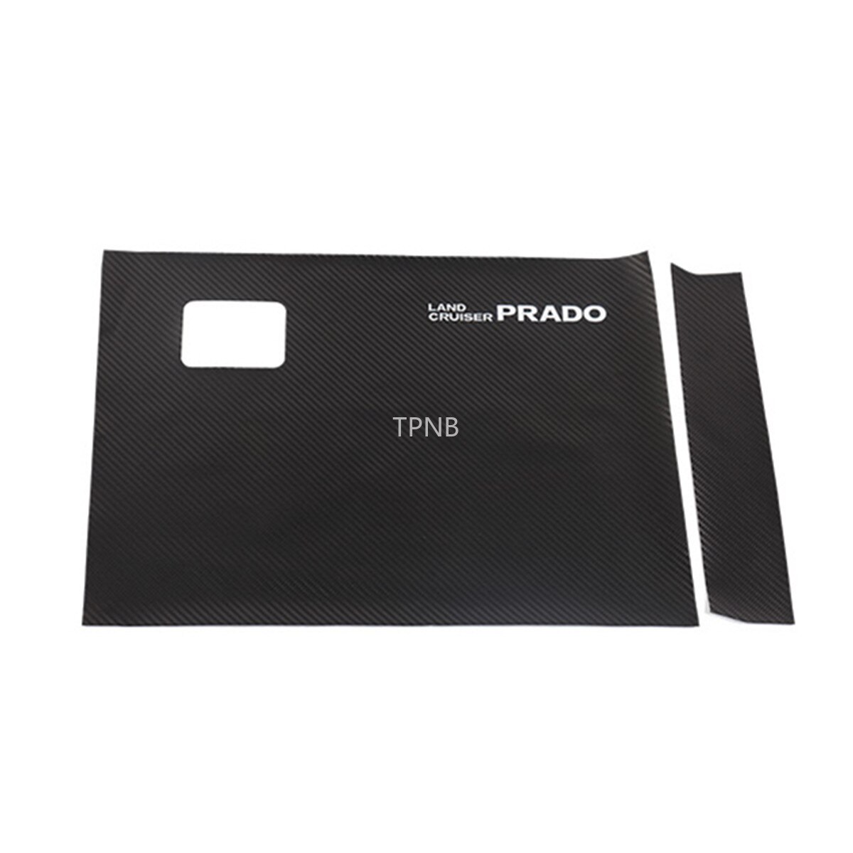 Carbon Fiber Compartment Kick Pad for Toyota Land Cruiser Prado