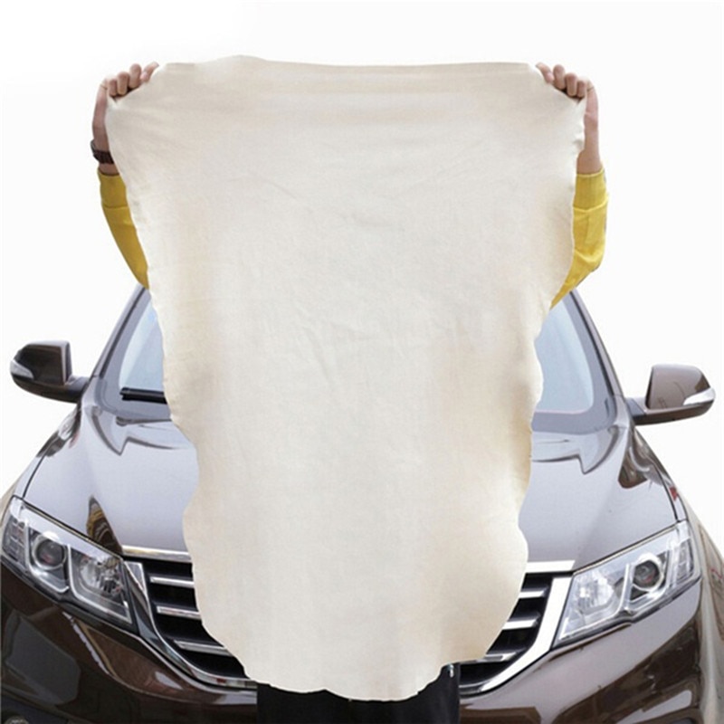 Natural Chamois Leather Car Cleaning Cloth Genuine Leather