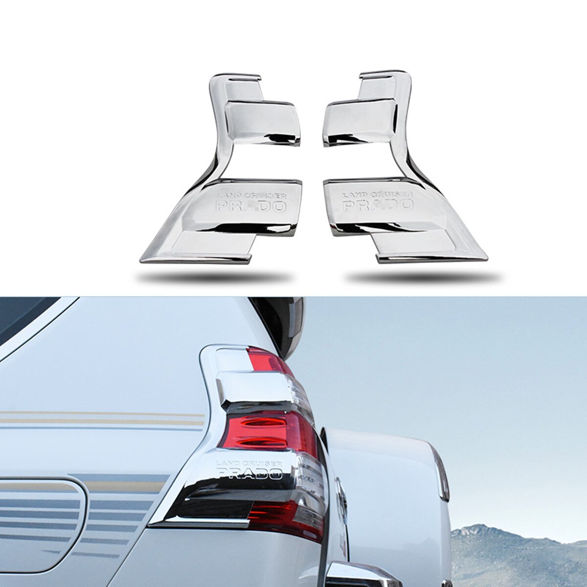 Taillight Trim Cover for Toyota Land Cruiser Prado