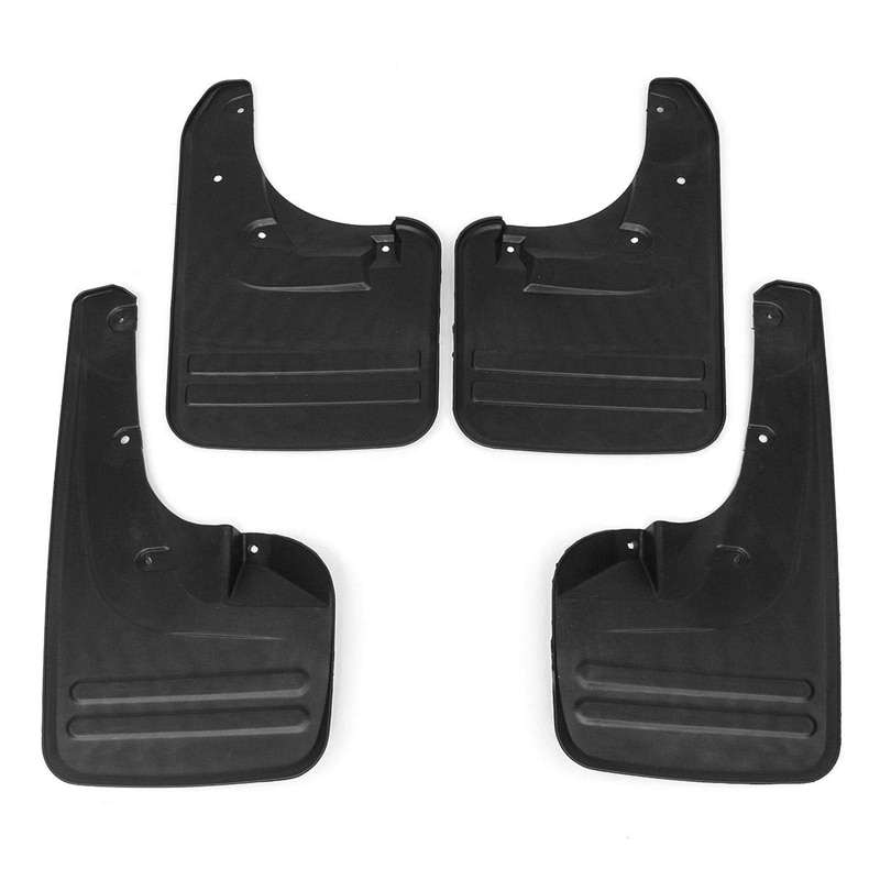 4X Front & Rear Mud Flaps Splash Guards-Fender for Toyota Hilux Vigo 2005 - 2014 Plastic Direct Bolt Installation Exterior Parts