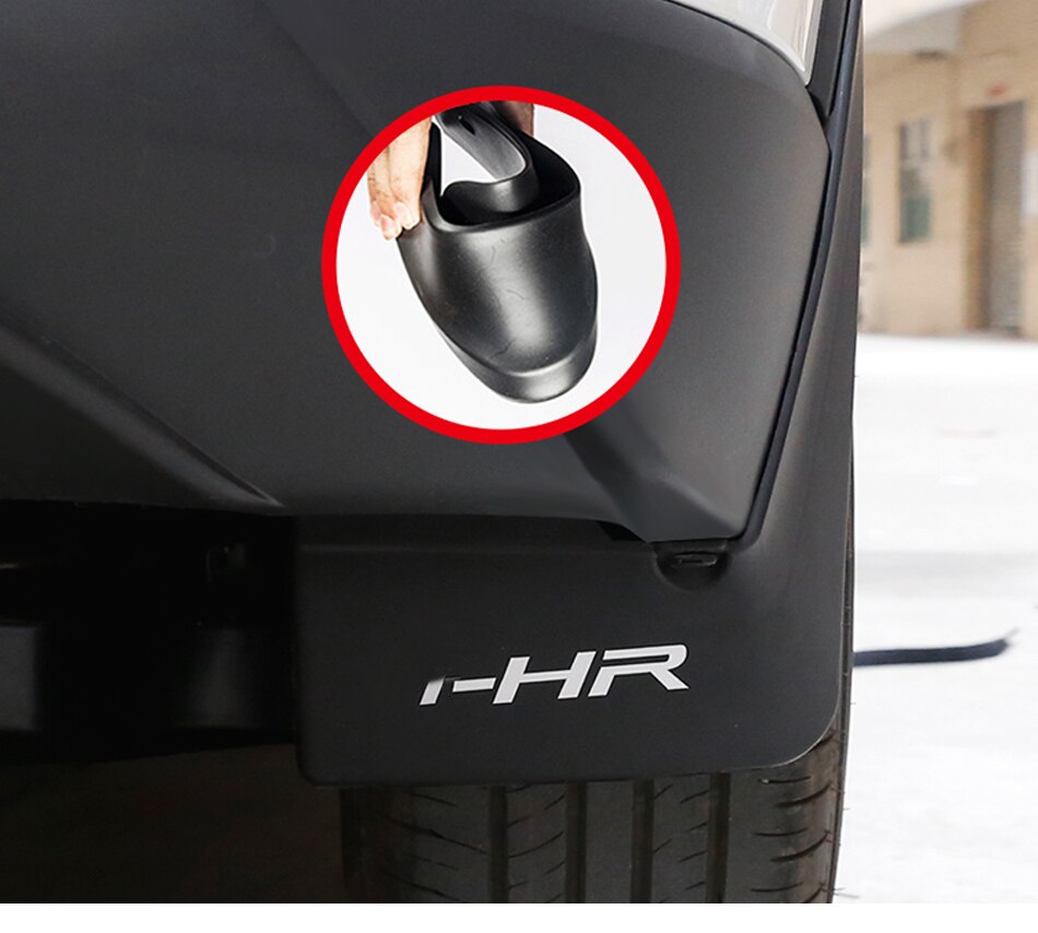 Foal Burning Car Mud Flaps Fit for Toyota C-HR CHR 2016 - 2018 ABS Mudguard Splash Guard Protective Fender Car Parts Accessories