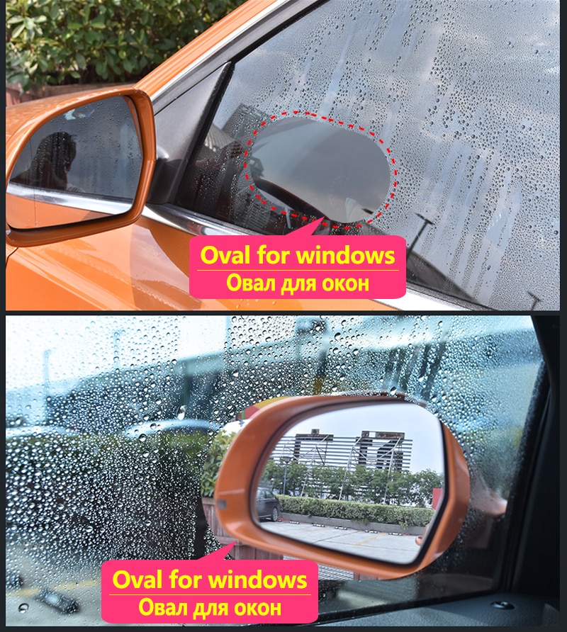 for Toyota Yaris Vitz 2000 - 2019 XP10 XP90 XP130 10 90 130 Anti Fog Film Cover Rearview Mirror Rainproof Anti-Fog Accessories