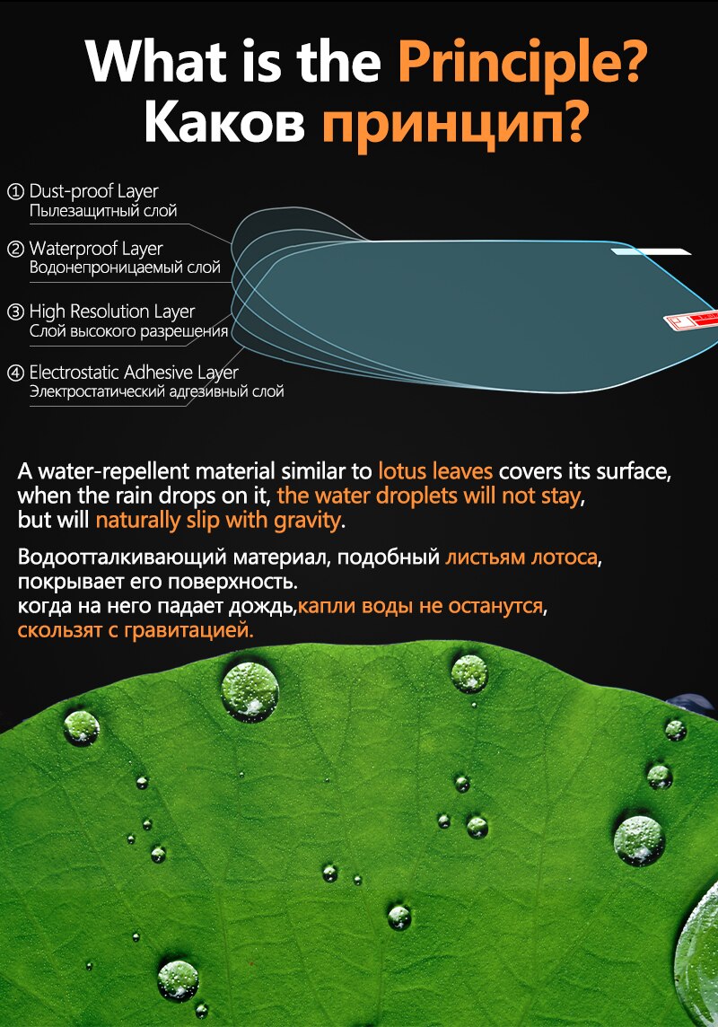 for Toyota Yaris Vitz 2000 - 2019 XP10 XP90 XP130 10 90 130 Anti Fog Film Cover Rearview Mirror Rainproof Anti-Fog Accessories