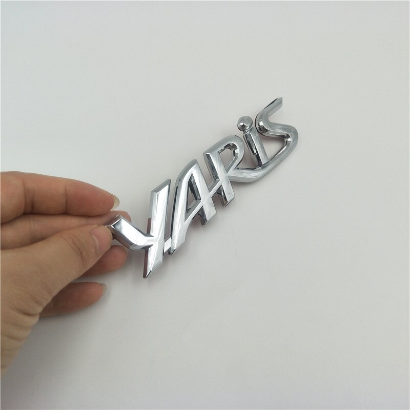 For Toyota Yaris Car Rear Trunk Badge Emblem Logo Letters Sticker Auto Decals For Toyota Yaris Car Rear Trunk Badge Emblem Logo Letters Sticker Auto Decals