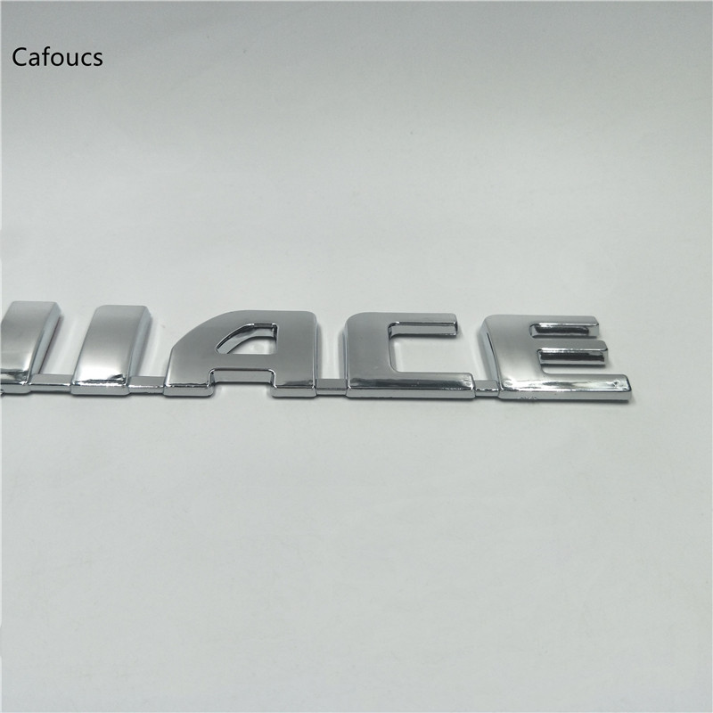 One Piece Car Stickers Logo Hiace Chrome Rear Tailgate Emblem Decal For Toyota Commuter Van